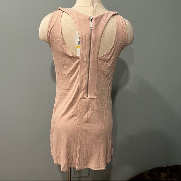 NWT NWT Cable & Gauge Pink Latte Rib Knit Sleeveless Top Size Medium - Picture 6 of 9